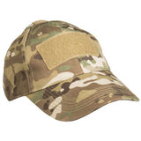 Casquette Mil-Tec Tactical 65 % polyester 35 % coton avec trois surfaces auto-agrippantes et boucle réglable