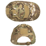 Casquette Mil-Tec Tactical 65 % polyester 35 % coton avec trois surfaces auto-agrippantes et boucle réglable