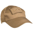 Casquette baseball tactique Mil-Tec en mesh polyester-coton avec deux surfaces auto-agrippantes pour patches