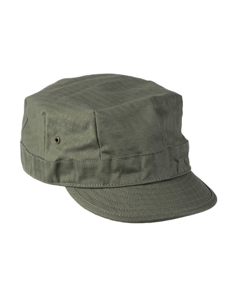 Casquette de campagne type US Mil-Tec en coton sergé chevrons pour reconstitution