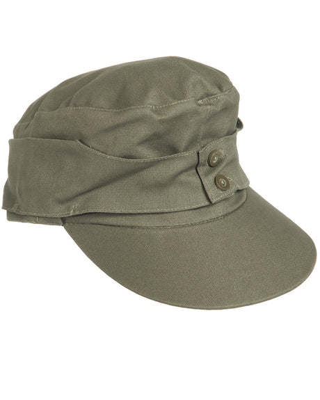Casquette de montagne type M43 Mil-Tec en coton moleskine avec visière courte