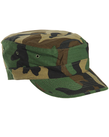 Casquette de treillis type US Mil-Tec BDU en coton ripstop avec aérations latérales
