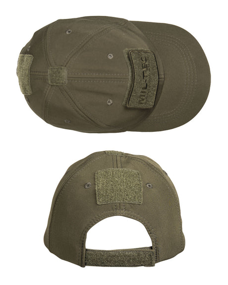 Casquette softshell Mil-Tec doublée polaire quatre surfaces auto-agrippantes réglable