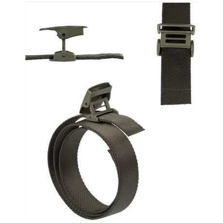 Ceinture Mil-Tec Elastic Quick Release nylon 3,8 cm × 130 cm avec boucle YKK plastique
