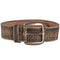 Ceinture Vintage Mil-Tec en cuir de bovin enduit 4 cm à boucle en zinc