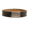Ceinture de pantalon en cuir de l'armée de terre allemande, surplus d'occasion