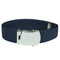 Ceinture type US Mil-Tec en coton-polyester de 130 cm à boucle métallique nickelée