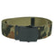 Ceinture type US Mil-Tec en coton-polyester de 130 cm à boucle métallique nickelée