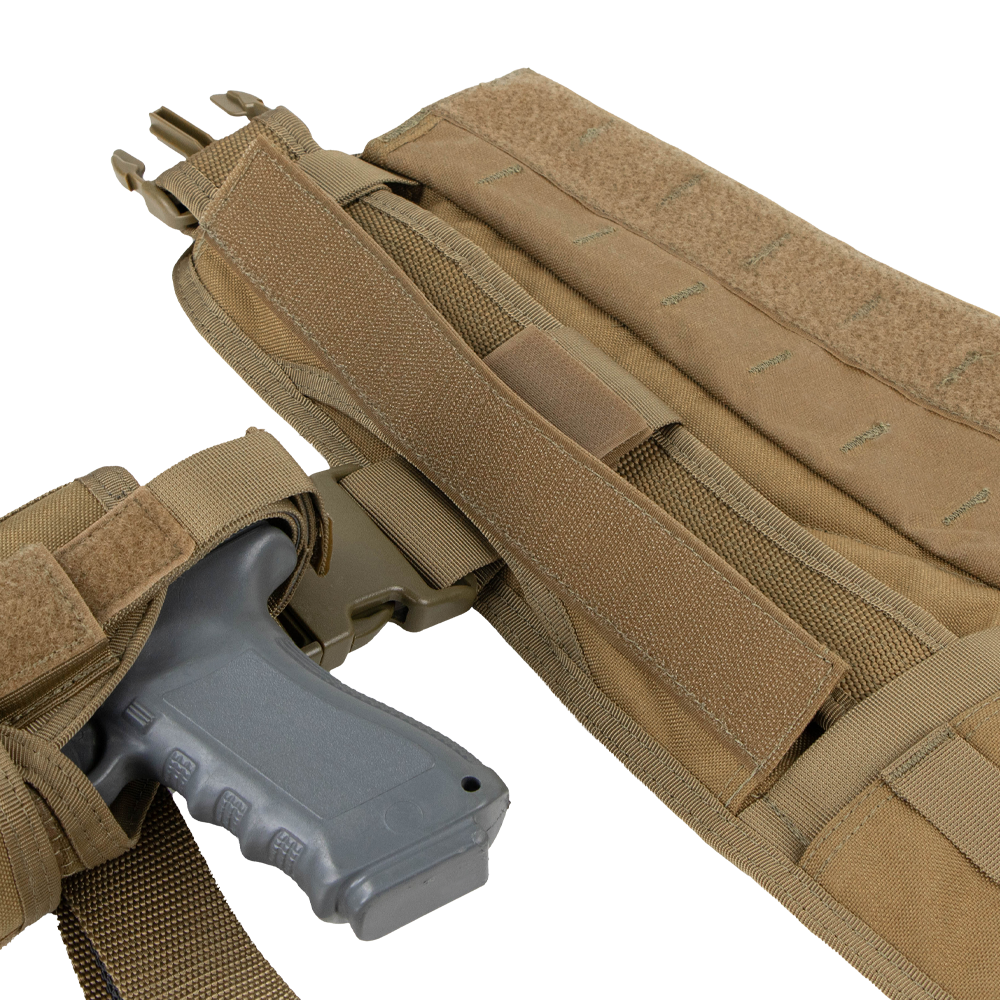 Ceinturon de combat Condor Battle Belt Gen II galbé deux rangées MOLLE anneaux en D