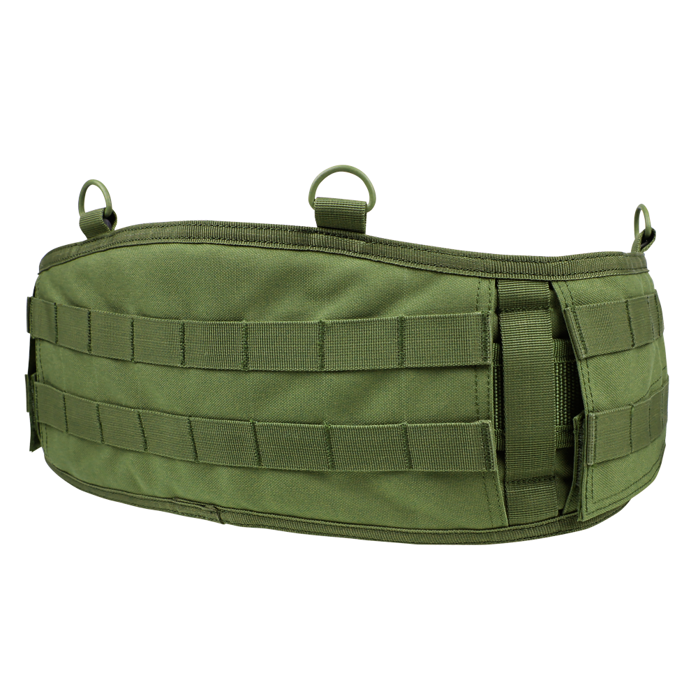 Ceinturon de combat Condor Battle Belt Gen II galbé deux rangées MOLLE anneaux en D