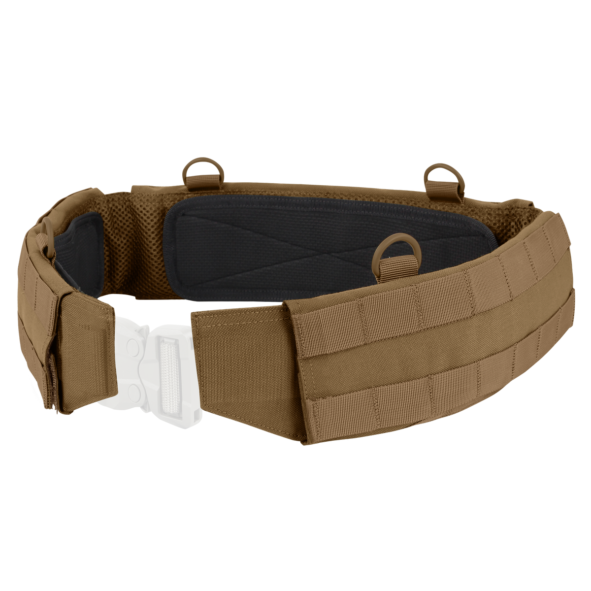 Ceinturon de combat Condor Slim Battle Belt deux rangées MOLLE tampons anti-glisse