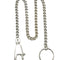 Chaîne porte-couteau Mil-Tec en acier 44,5 cm avec mousqueton et anneau en zinc 40 g