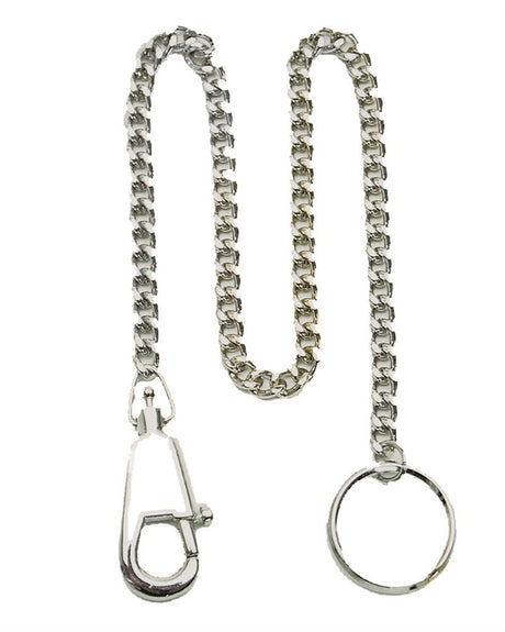 Chaîne porte-couteau Mil-Tec en acier 44,5 cm avec mousqueton et anneau en zinc 40 g