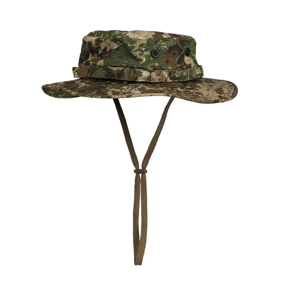 Chapeau de brousse Mil-Tec US GI Jungle CIV-TEC en coton ripstop avec aérations latérales et jugulaire réglable