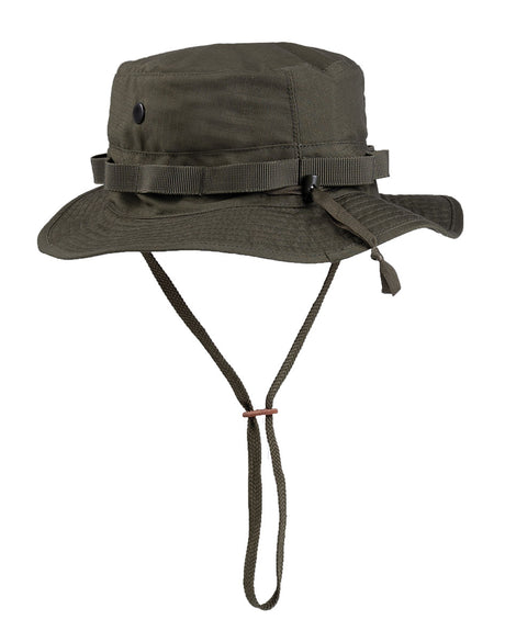 Chapeau de brousse type US GI Mil-Tec en polycoton ripstop taille unique ajustable