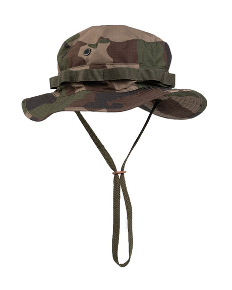 Chapeau de brousse type US GI Mil-Tec en polycoton ripstop taille unique ajustable