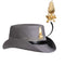 Chapeau féminin des douanes italiennes en pur coton doublé soie, stock ancien