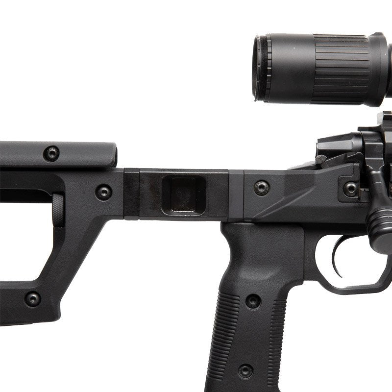 Châssis Hunter Pro Magpul à crosse fixe pour Remington 700 Short Action avec chargeur