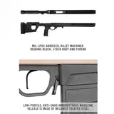 Châssis Hunter Pro Magpul à crosse pliable pour Remington 700 Short Action et chargeur