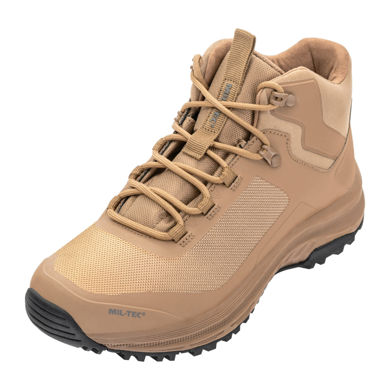 Chaussures Mil-Tec Assault Mid tige polyester-polyuréthane semelle Gummi-Phylon mesh respirant Speed Lace