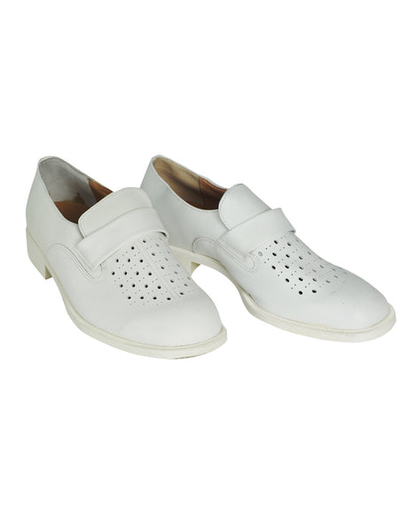 Chaussures basses en cuir de service de la Bundeswehr, surplus militaire d'occasion