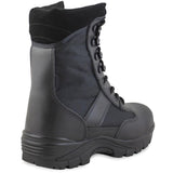 Chaussures coquées Mil-Tec Security en polyester et cuir bovin avec doublure Thinsulate et embout acier