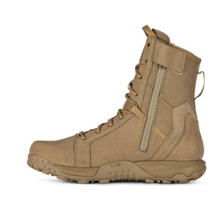 Chaussures d'intervention 5.11 Tactical A/T 8 pouces (20 cm) à glissière latérale en suède respirant