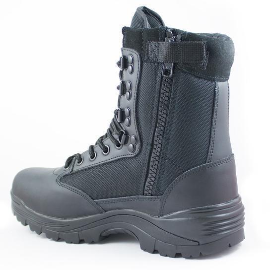 Chaussures d'intervention Mil-Tec à fermeture éclair YKK avec doublure Thinsulate™ et 9 œillets Speed Lace