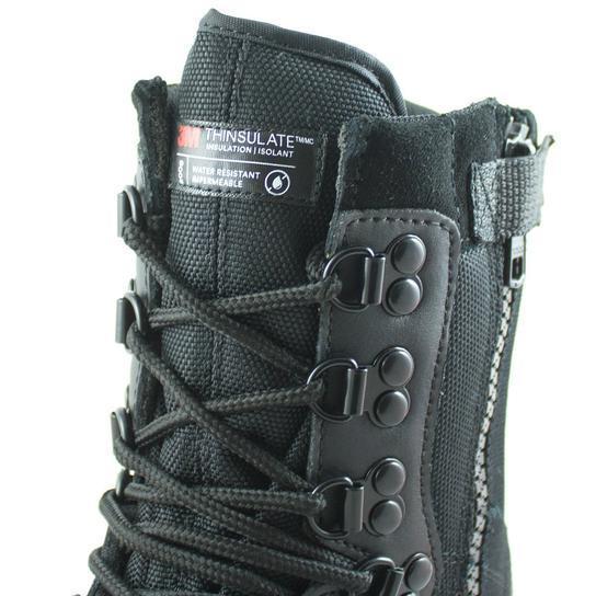 Chaussures d'intervention Mil-Tec à fermeture éclair YKK avec doublure Thinsulate™ et 9 œillets Speed Lace