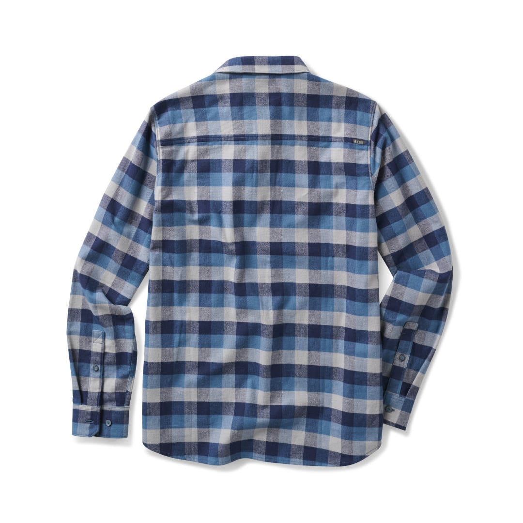 Chemise Lester Flannel 5.11 Tactical en coton épais à patte RAPIDraw
