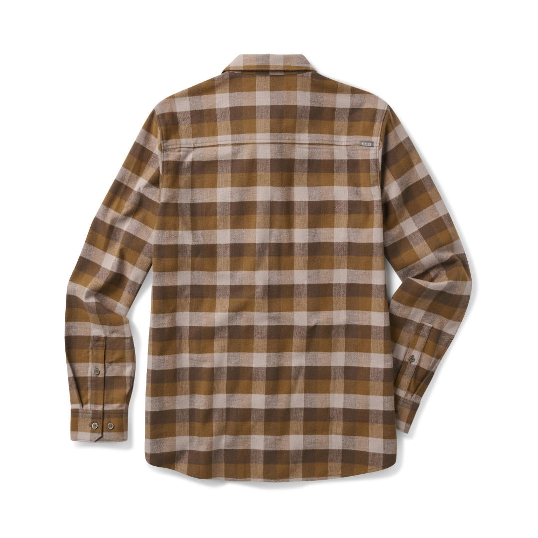 Chemise Lester Flannel 5.11 Tactical en coton épais à patte RAPIDraw