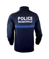 Chemise UBAS manches longues GK Pro Police Municipale à col montant à glissière