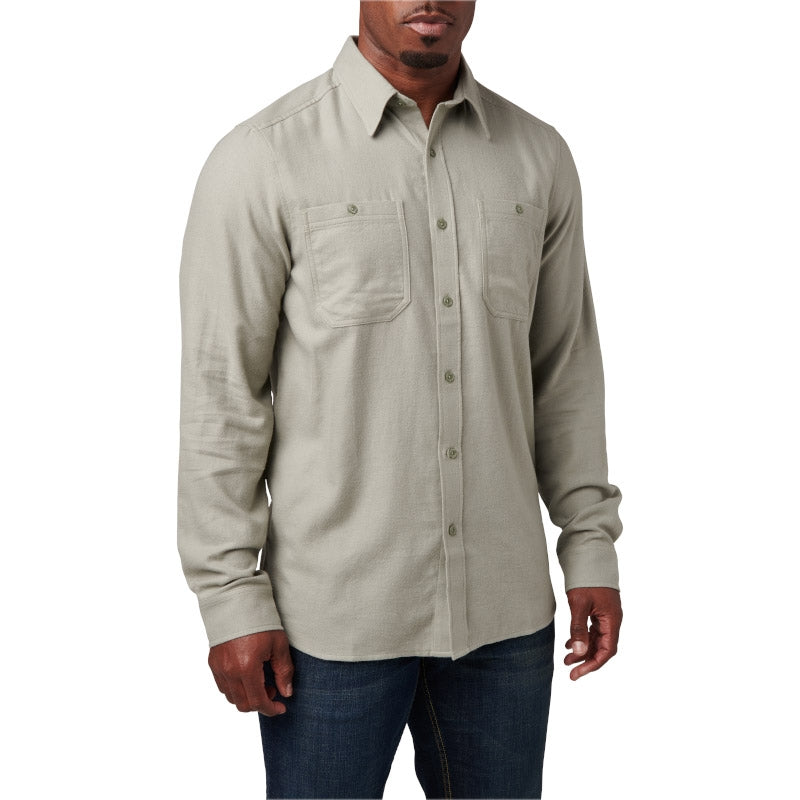 Chemise Victor 5.11 Tactical chambray extensible patte RAPIDraw deux poches poitrine
