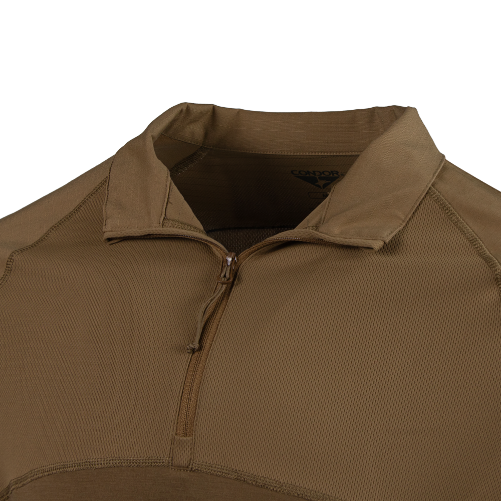 Chemise de combat Condor Combat Shirt Gen II manches longues col à glissière quart de hauteur