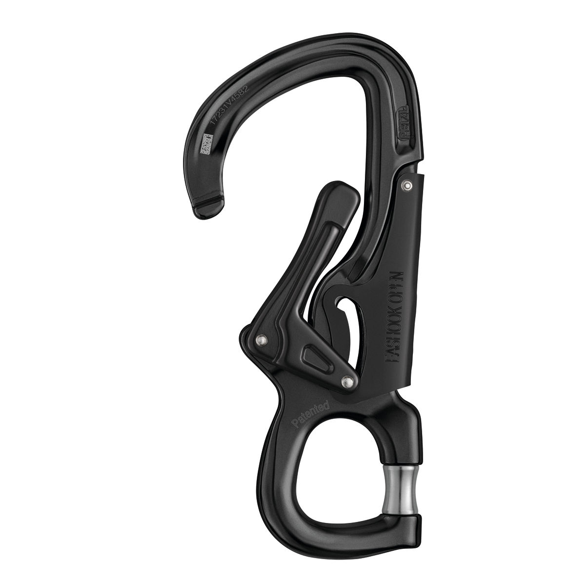 Connecteur ouvrable Petzl Eashook Open 25 kN, ouverture 25 mm, EN 362 et EN 12275