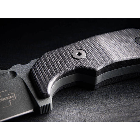 Couteau à lame fixe Boker Plus Little Dvalin Black