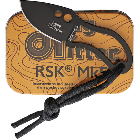 Couteau à lame fixe Doug Ritter RSK MK5 acier 2Cr13 lame 44 mm manche ABS