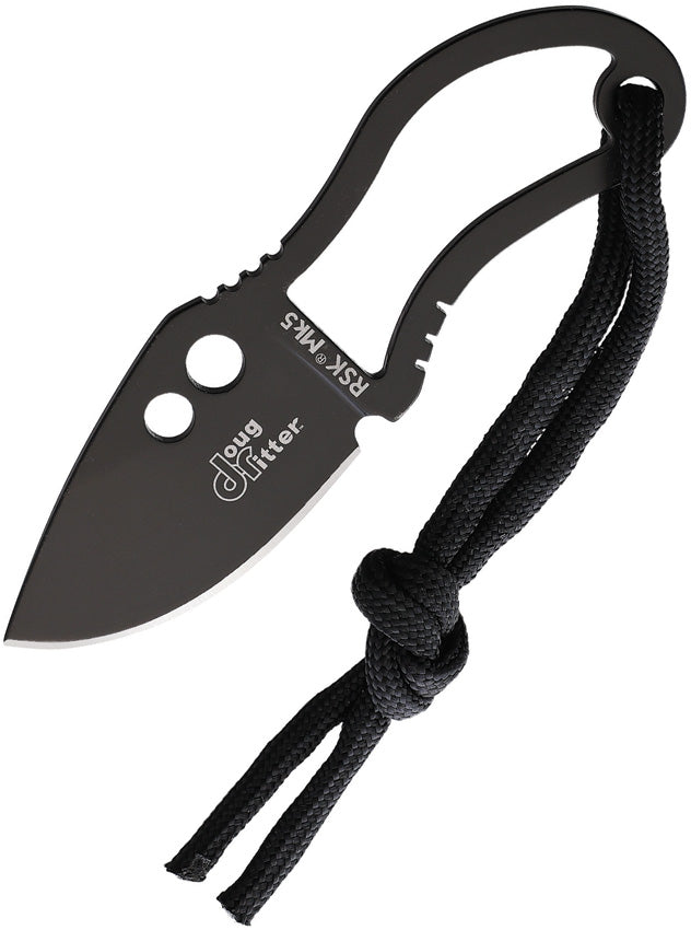 Couteau à lame fixe Doug Ritter RSK MK5 acier 2Cr13 lame 44 mm manche ABS