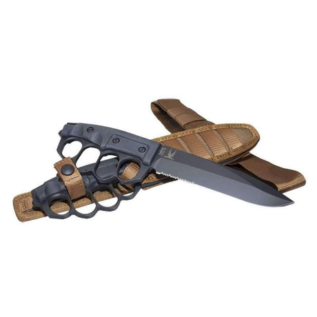 Couteau à lame fixe Extrema Ratio ASFK acier N690 lame 162 mm garde poing brise-vitre