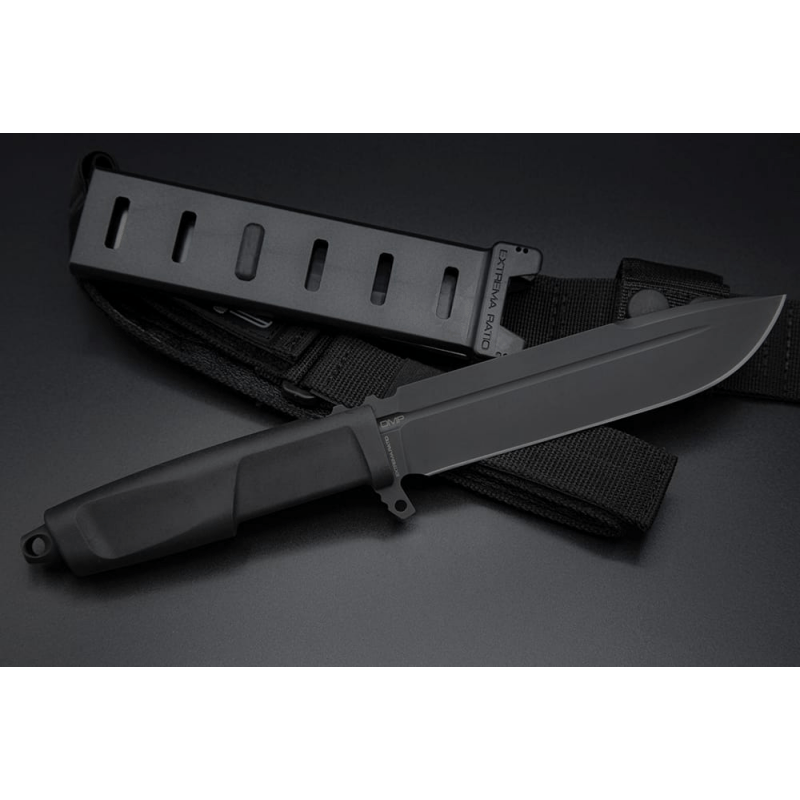 Couteau à lame fixe Extrema Ratio DMP drop point acier N690 lame 152 mm