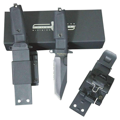 Couteau à lame fixe Extrema Ratio Fulcrum C Testudo tanto acier N690 lame 110 mm traitement renforcé