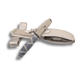 Couteau à lame fixe Extrema Ratio Fulcrum S acier N690 lame 150 mm manche Forprene