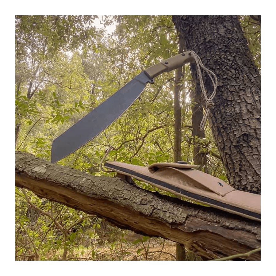 Couteau à lame fixe Extrema Ratio Kreios Expeditions acier N690 lame 324 mm kit de survie inclus