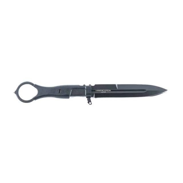 Couteau à lame fixe Extrema Ratio Misericordia acier N690 lame 118 mm pointe lance anneau de doigt