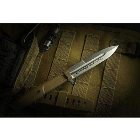 Couteau à lame fixe Extrema Ratio Requiem acier N690 lame 118 mm pointe lance