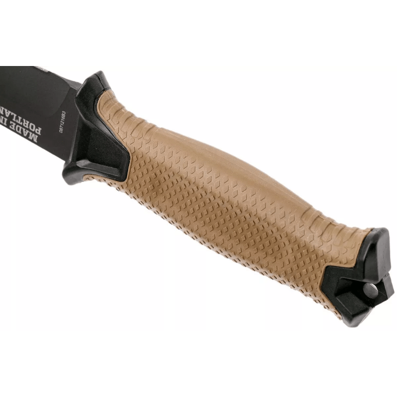 Couteau à lame fixe Gerber Strongarm acier 420HC lame 124 mm pommeau de frappe étui modulaire
