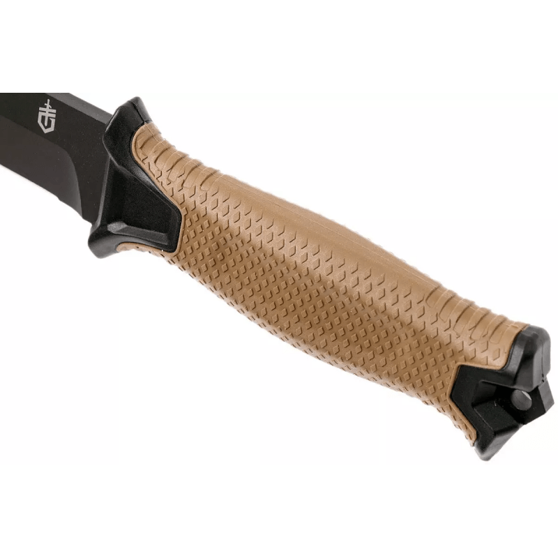 Couteau à lame fixe Gerber Strongarm acier 420HC lame 124 mm pommeau de frappe étui modulaire