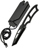 Couteau à lame fixe Rite Edge 211430 lame tanto 76 mm manche ABS avec étui