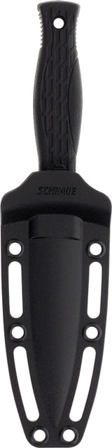 Couteau à lame fixe Schrade Needle acier AUS-8 lame dague 76 mm manche polymère