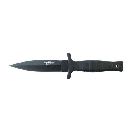 Couteau à lame fixe Smith & Wesson HRT couteau de botte lame double tranchant 124 mm